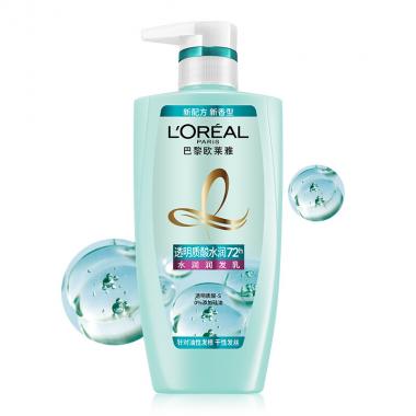 歐萊雅（LOREAL）透明質酸水潤潤發乳500ml