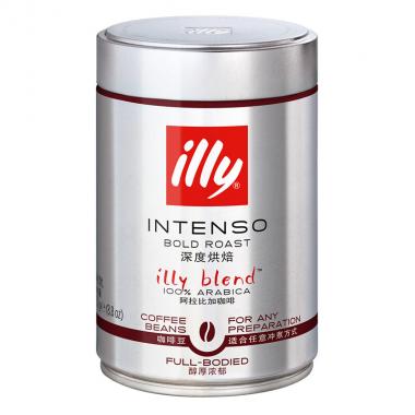 	意利（illy）意式拼配深度烘焙 阿拉比卡咖啡豆250g 意大利進口