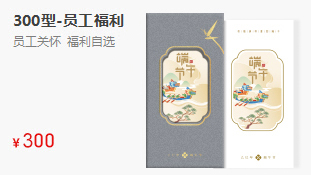 300型-員工福利卡(員工福利個性定制)